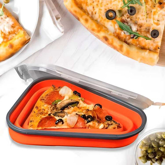 Pizza Slice Storage Container with 5 Serving Trays